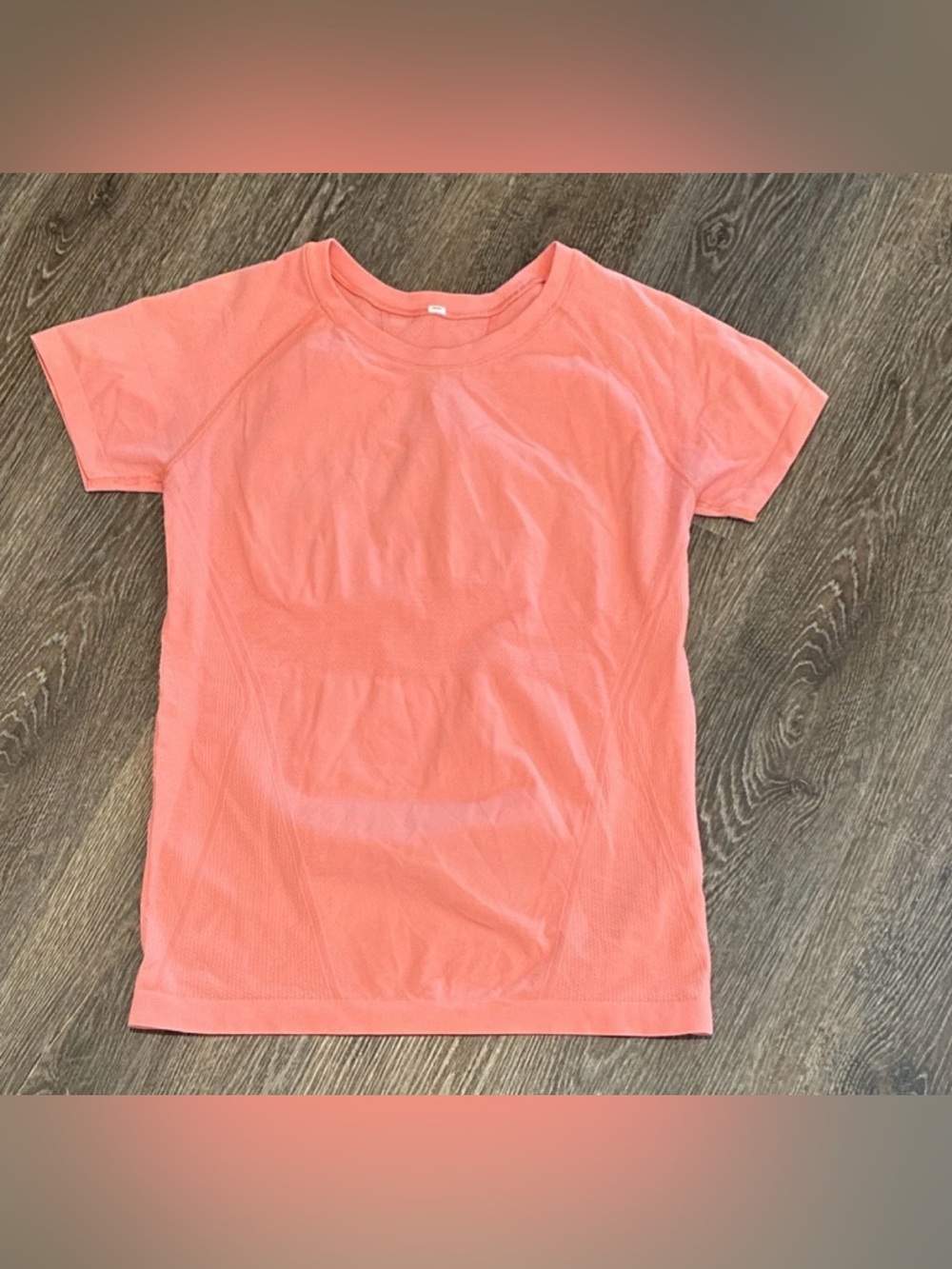 Womens Short Sleeve Active Tee - Coral Pink